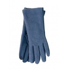 На фото 1 - Элегантные демисезонные перчатки, цвет голубой