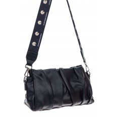 На фото 3 -  Женская сумка из искусственной кожи,цвет черный