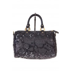 На фото 3 - Женская вечерняя сумка с пайетками, цвет чёрный