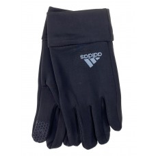 На фото 1 - Утепленные мужские перчатки, цвет черный