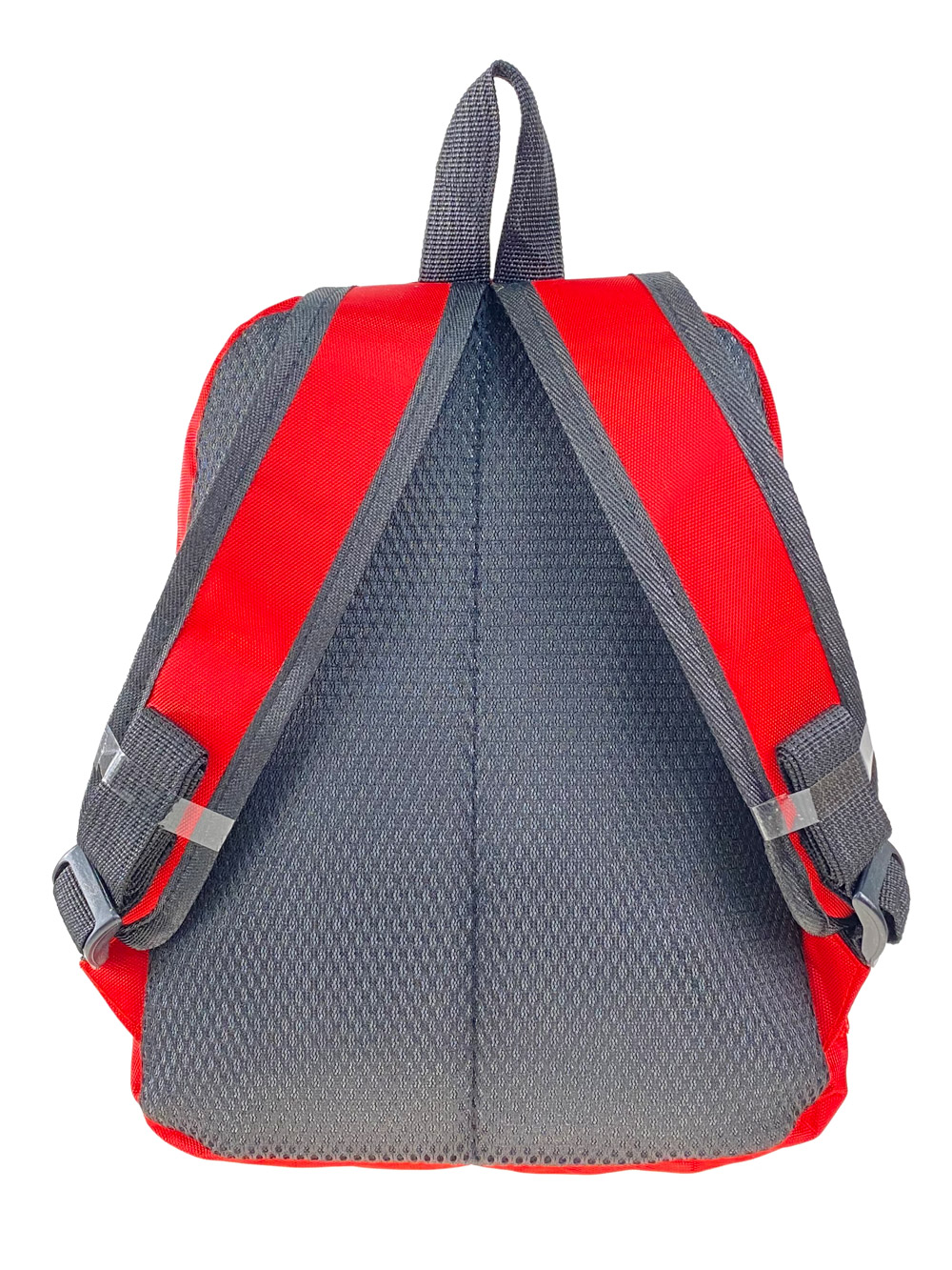 На фото 3 - Рюкзак детский со стильным принтом и кошельком, цвет красный