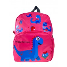На фото 2 - Детский рюкзак с динозавриками, цвет фуксия