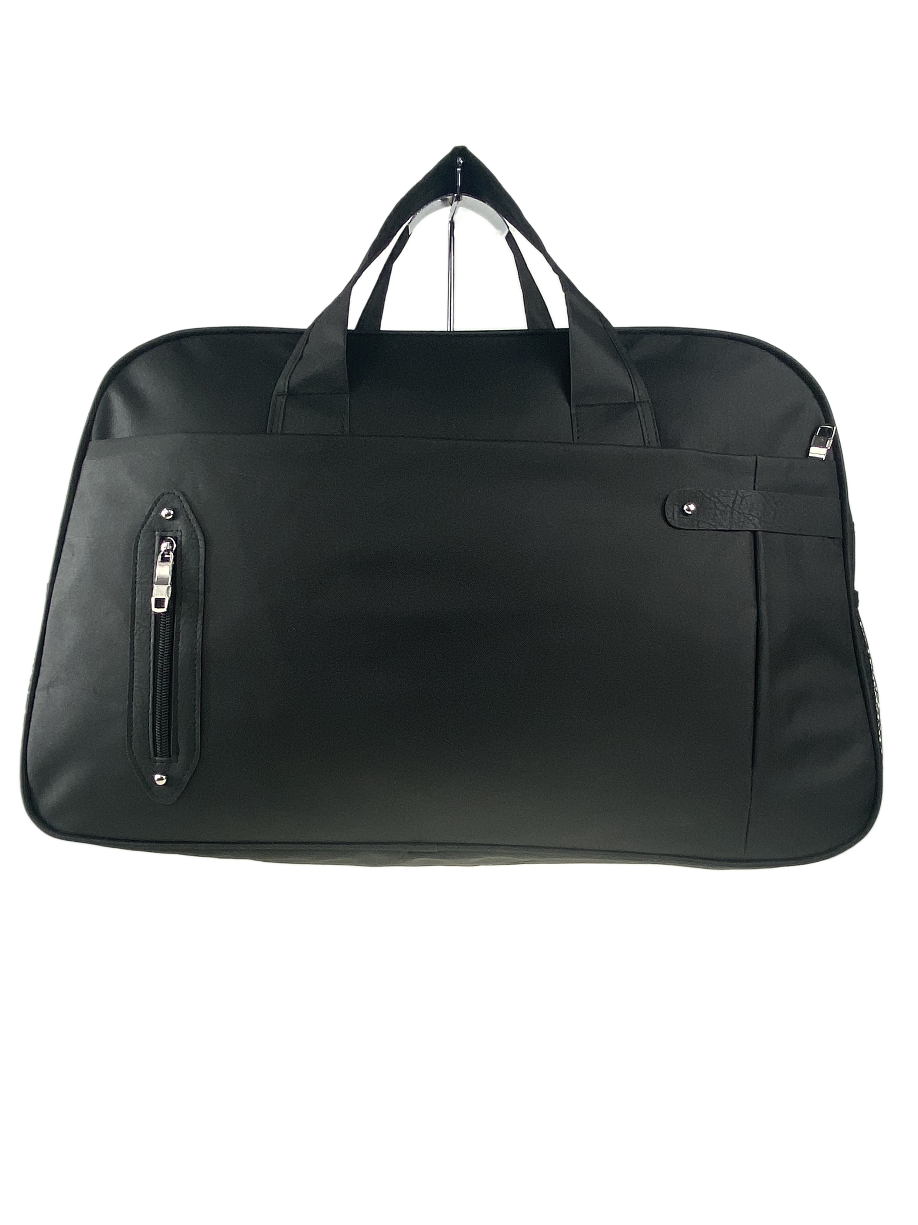 На фото 2 - Текстильная дорожная сумка, цвет черный