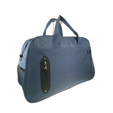На фото 1 - Текстильная дорожная сумка, цвет синий