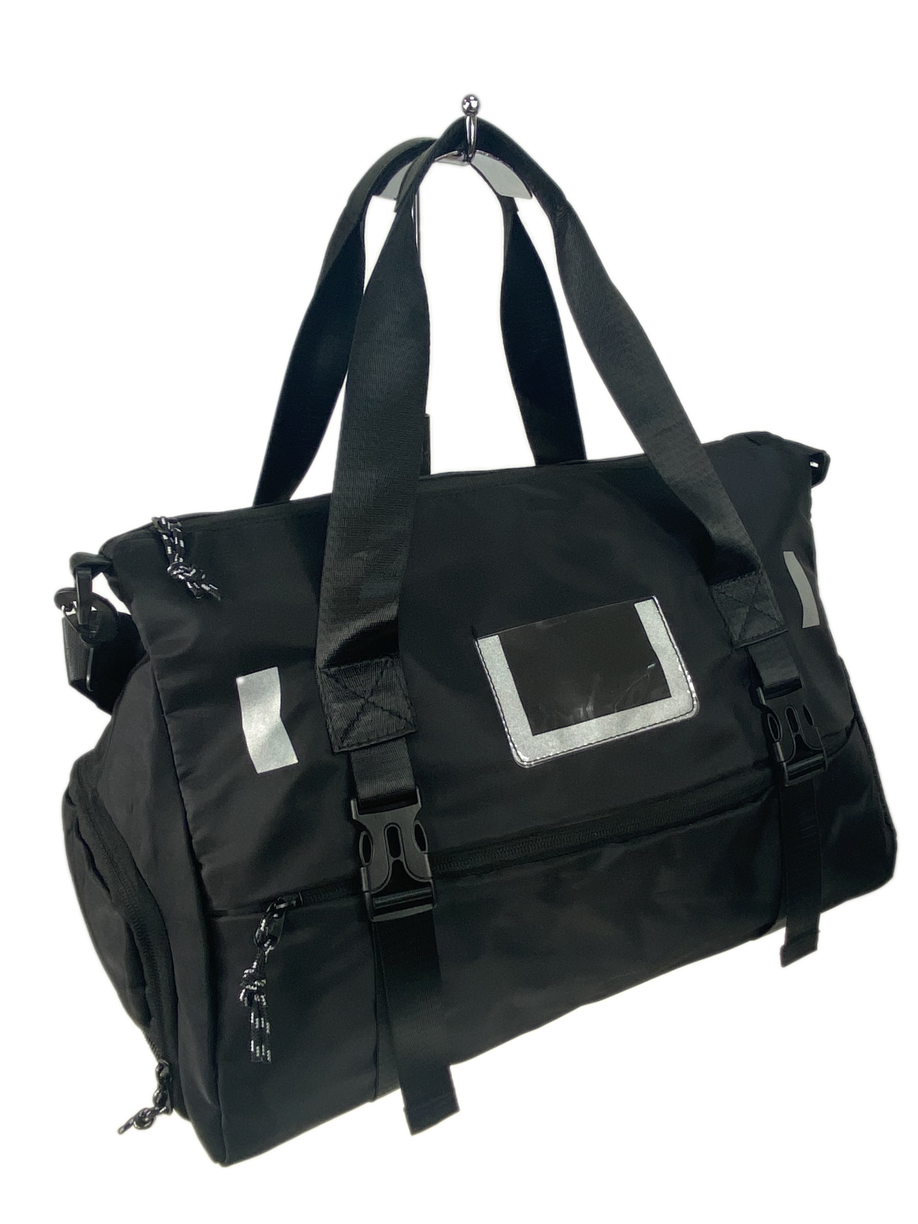 Дорожная сумка из текстиля , цвет черный