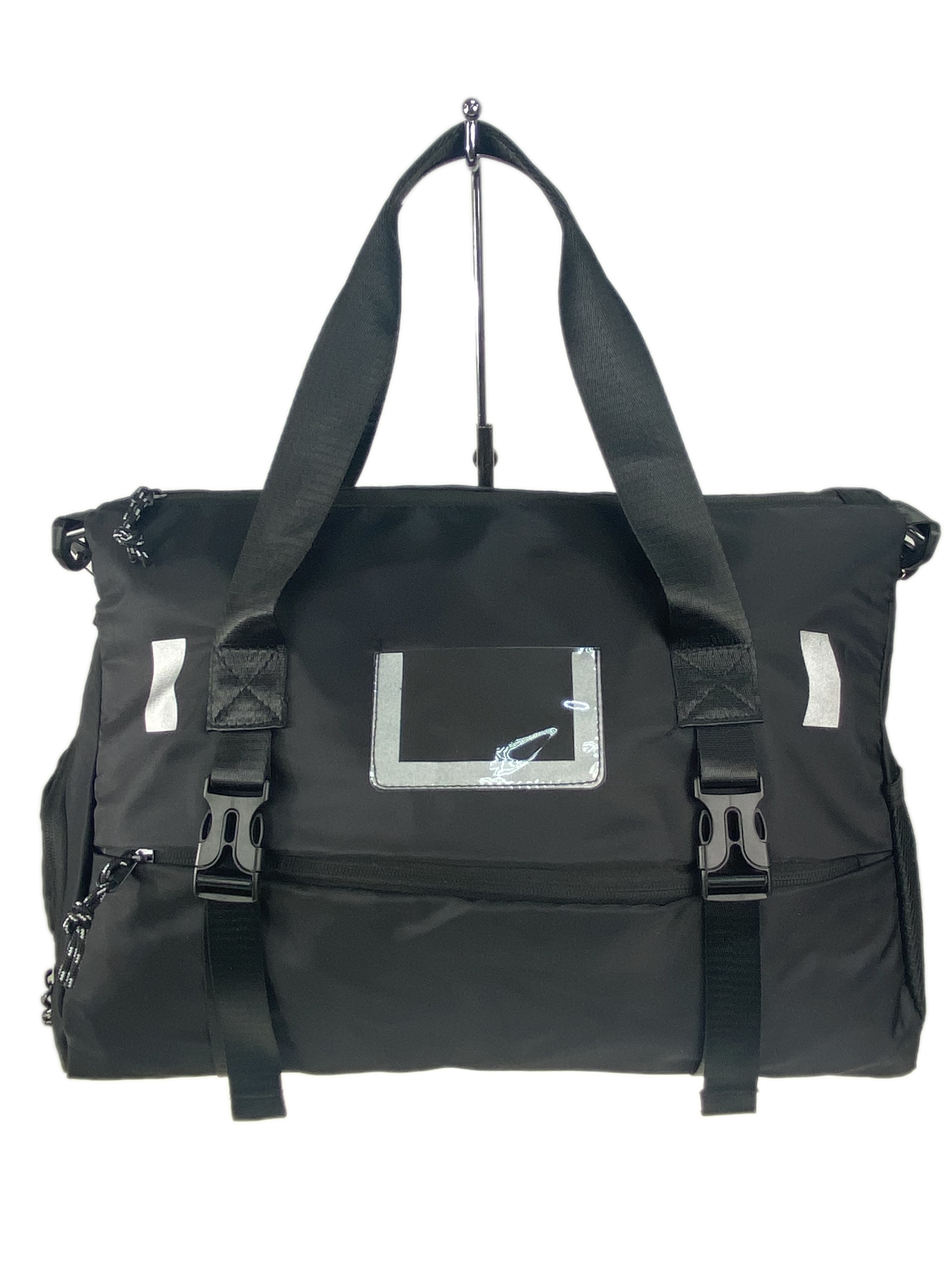 На фото 2 - Дорожная сумка из текстиля ,  цвет  черный
