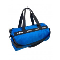 На фото 1 - Дорожная сумка из текстиля, цвет синий