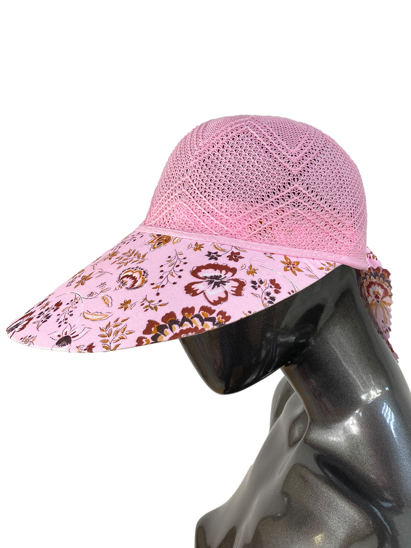 На фото 1 - Летняя шляпа - кепка мультицвет