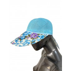 На фото 1 - Летняя шляпа - кепка мультицвет