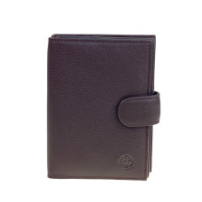 На фото 1 - Обложка для паспорта и автодокументов из натуральной кожи, цвет коричневый На фото 1 - Обложка для паспорта и автодокументов из натуральной кожи, цвет коричневый