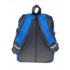 На фото 3 - Детский рюкзак с забавным принтом, цвет синий