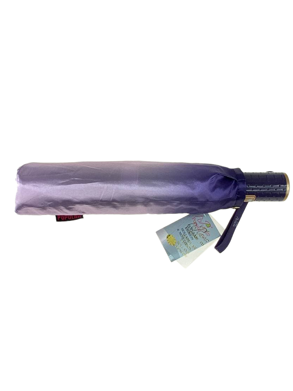 На фото 3 - Женский зонт-полуавтомат, цвет фиолетовый