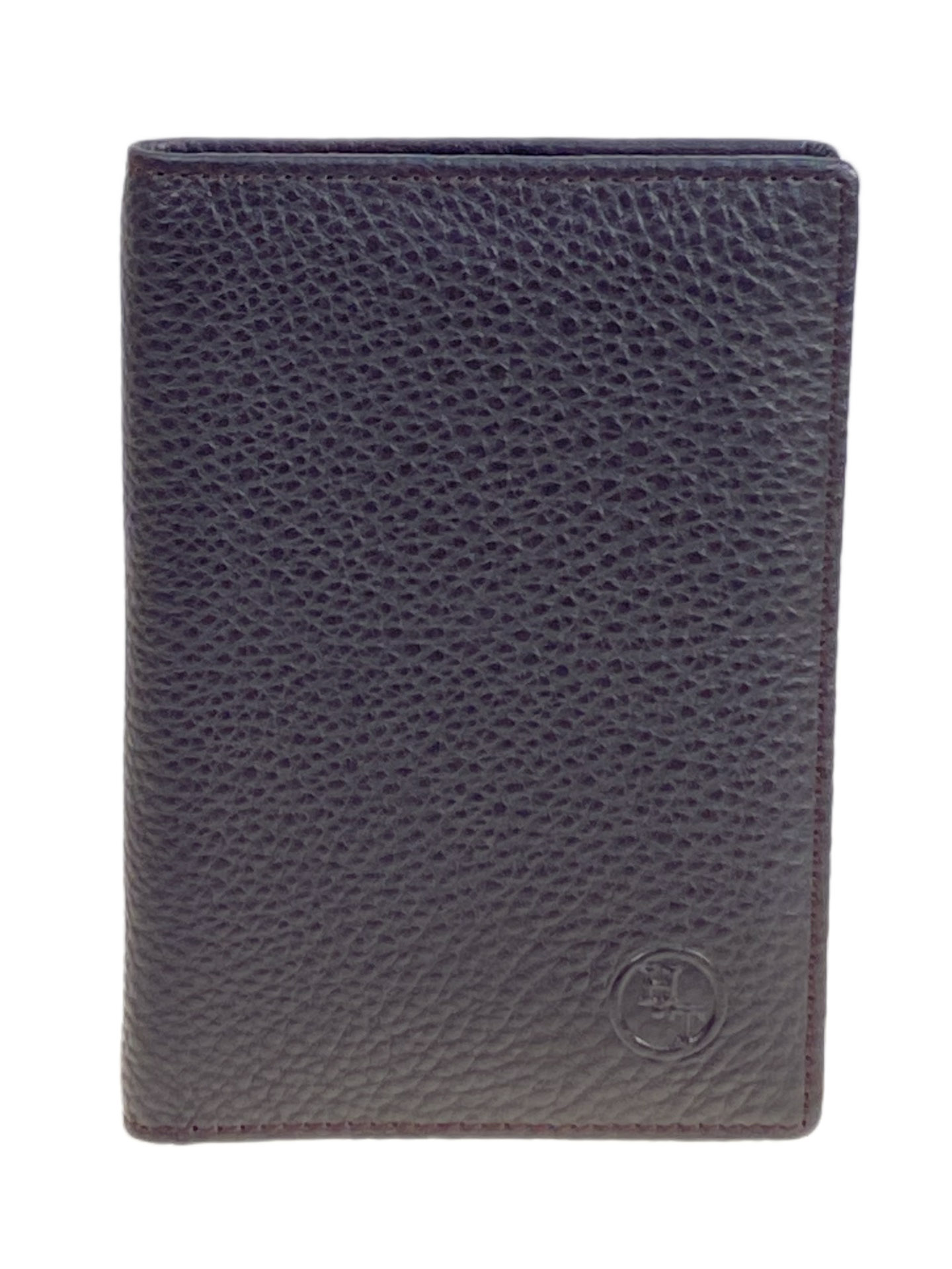 На фото 1 - Обложка для  паспорта из натуральной кожи, цвет коричневый