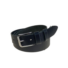 На фото 1 -  Ремень мужской из натуральной кожи, цвет черный