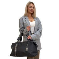На фото 3 - Женская сумка  из текстиля цвет черный