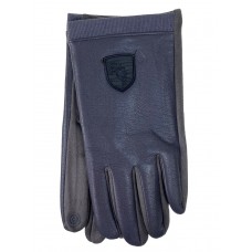 На фото 1 - Мужские перчатки комбинированные, цвет серый