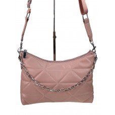 На фото 1 - Женская сумка клатч из искусственной кожи , цвет розовый