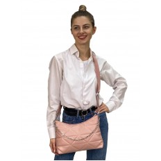 На фото 3 - Женская сумка клатч из искусственной кожи , цвет розовый