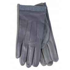 На фото 1 - Утеплённые мужские перчатки  цвет серый