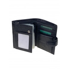 На фото 2 - Мужской кошелек органайзер из натуральной кожи , цвет черный