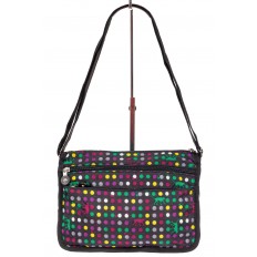 На фото 3 - Женская сумка кросс-боди, цвет комбинированный