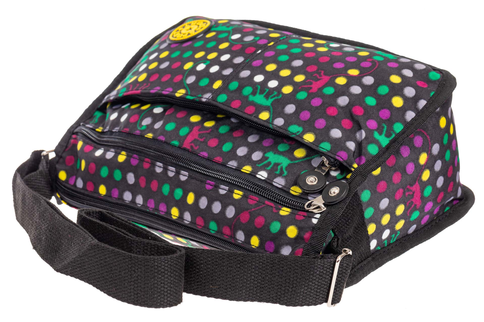 На фото 4 - Женская сумка кросс-боди, цвет комбинированный