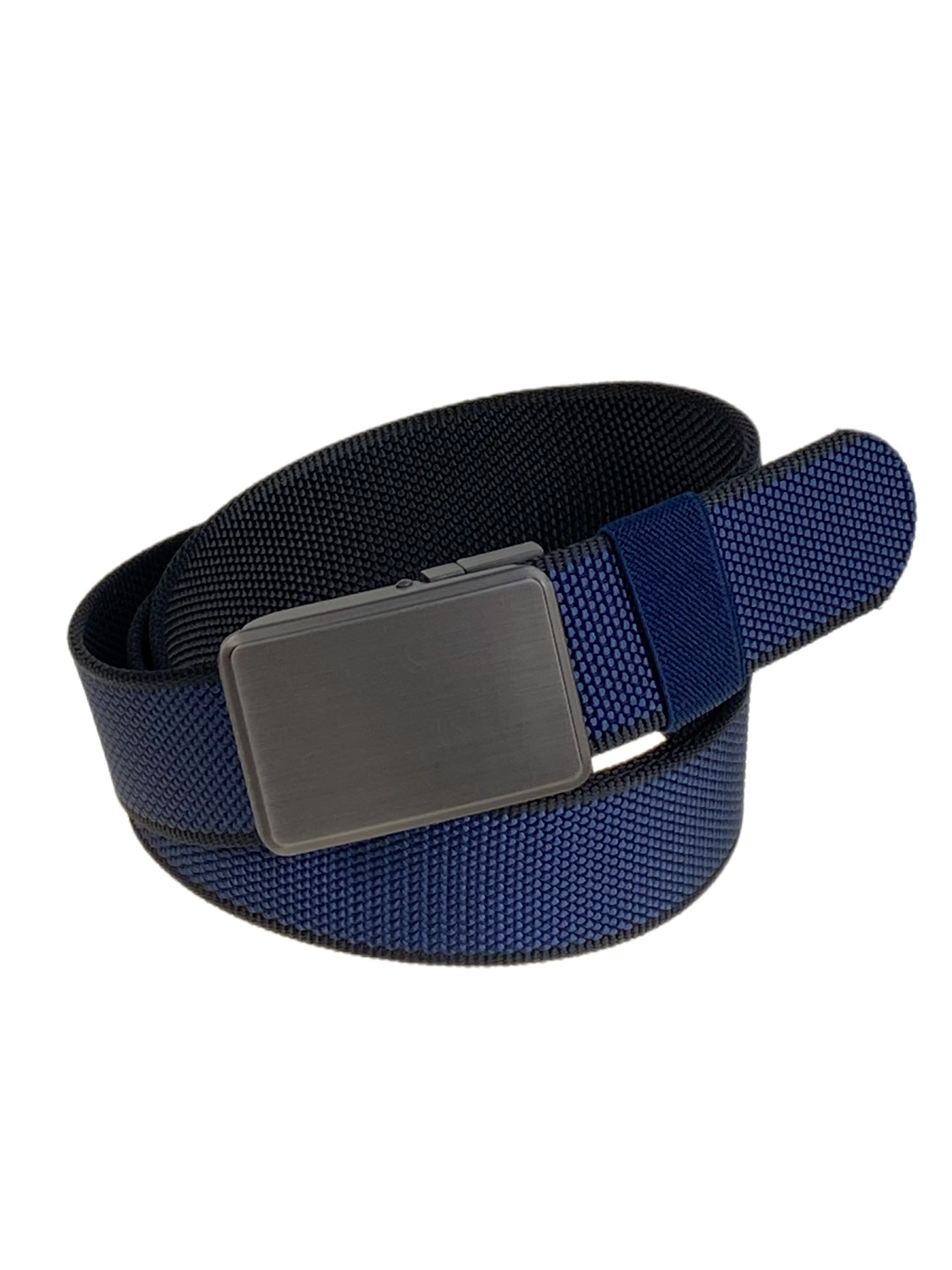 На фото 1 -  Ремень текстильный, цвет синий
