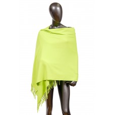 На фото 1 - Шерстяной шарф-палантин, цвет салатовый