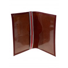 На фото 2 - Обложка для паспорта из натуральной кожи, цвет коричневый
