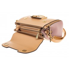 На фото 3 - Летняя сумка-портфель из искусственной кожи, цвет розовый