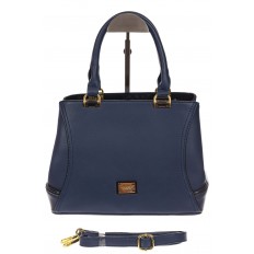 На фото 2 - Женская сумка, искусственная кожа, цвет синий
