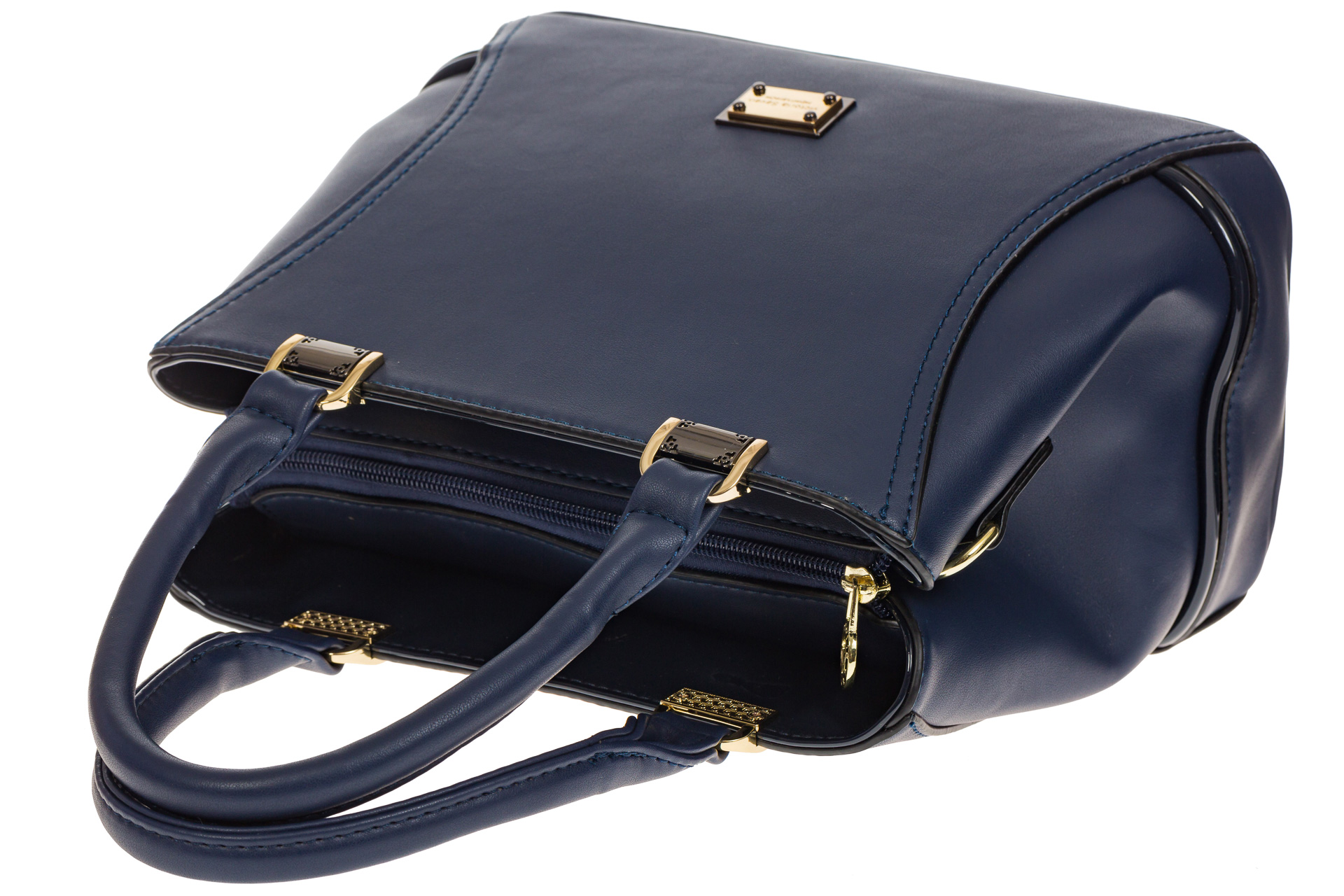 На фото 4 - Женская сумка, искусственная кожа, цвет синий