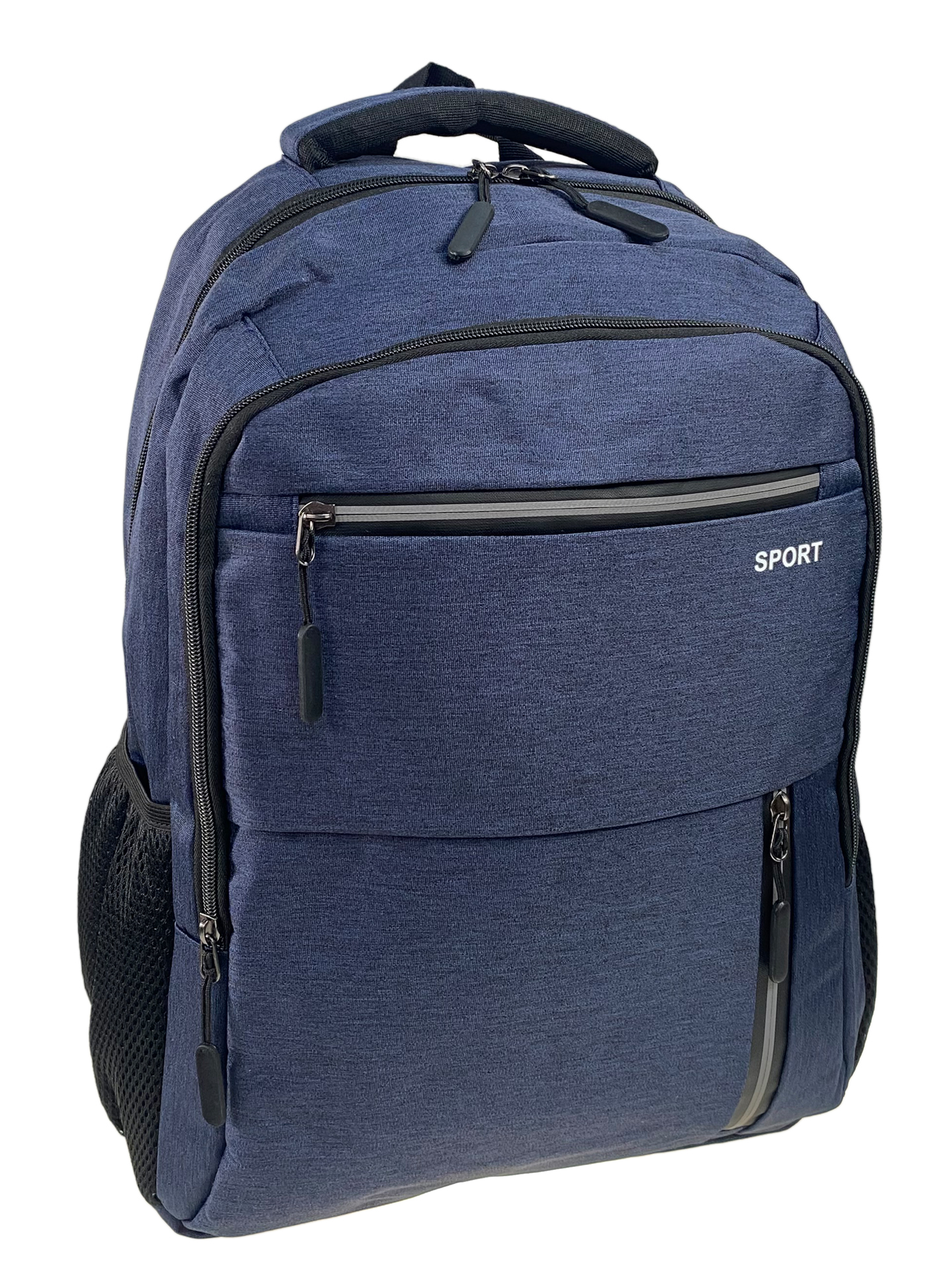 На фото 1 - Мужской  рюкзак из текстиля ,цвет синий