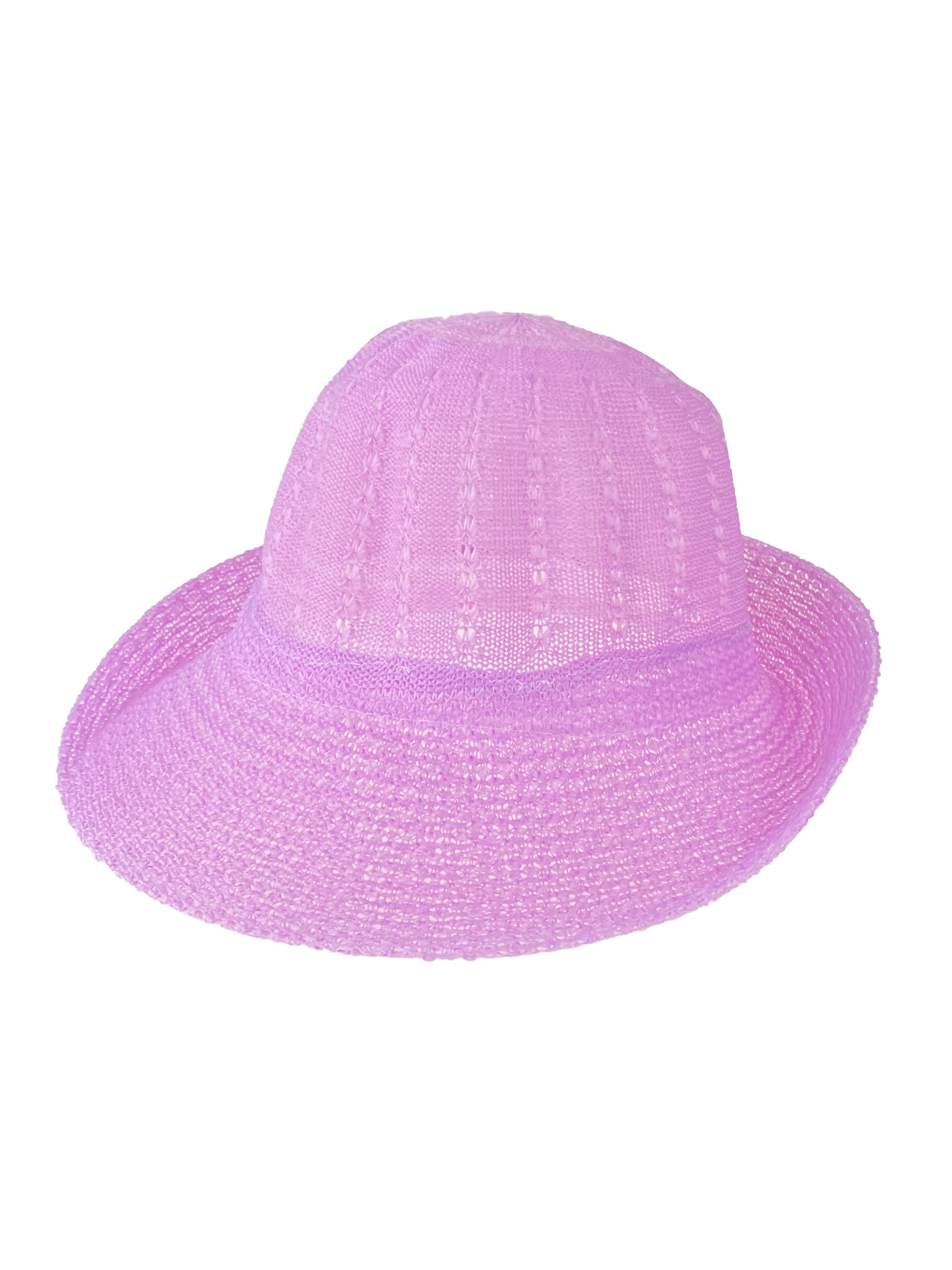На фото 1 - Лёгкая женская шляпка, цвет ярко-сиреневый