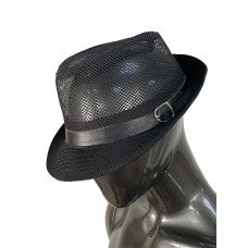 На фото 1 - Летняя  шляпа, цвет черный