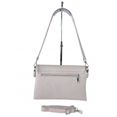 На фото 3 - Женская сумка-клатч  из мягкой  искусственной кожи,цвет серый