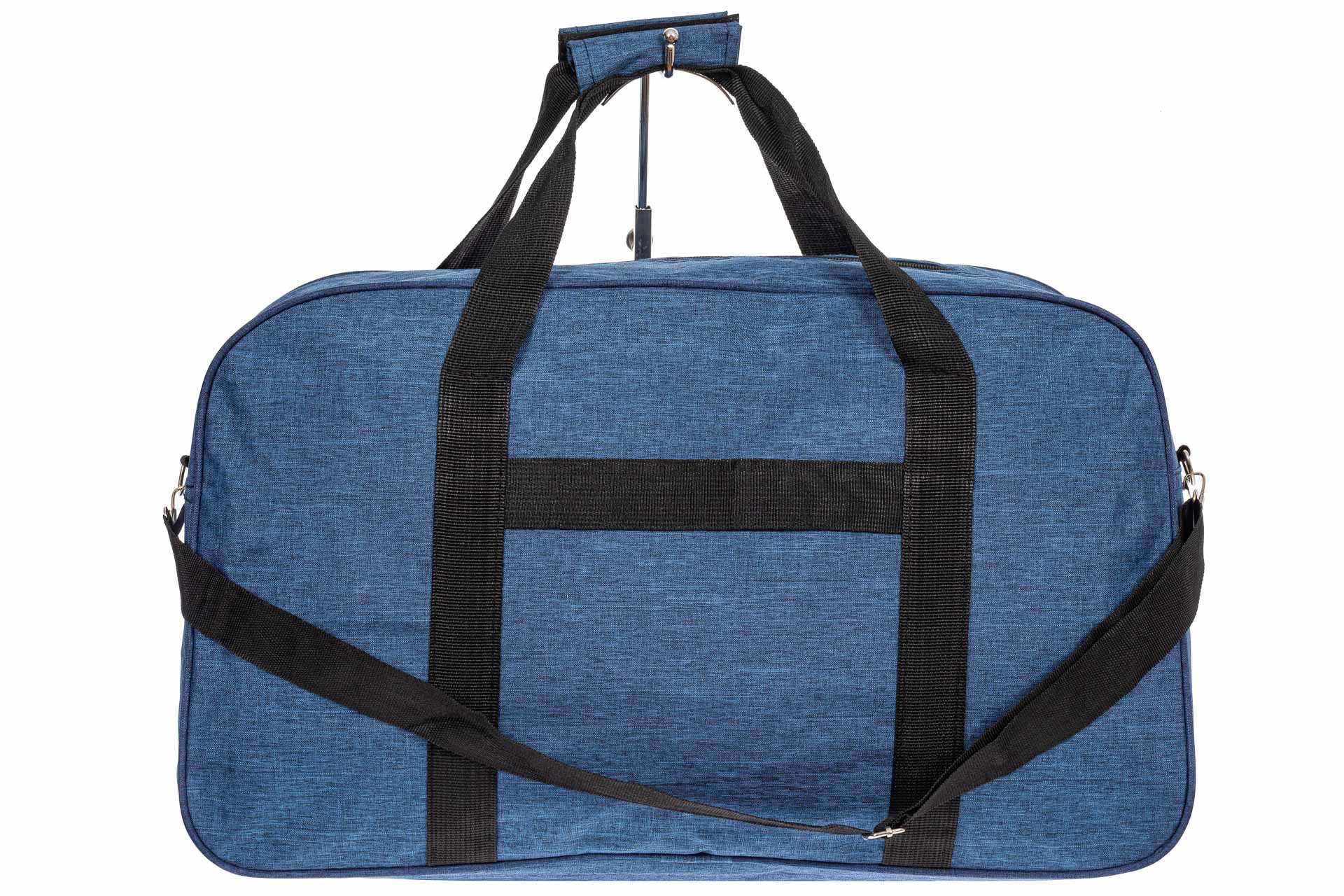 На фото 3 - Дорожная женская сумка из ткани, цвет синий