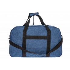 На фото 3 - Дорожная женская сумка из ткани, цвет синий