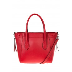 На фото 3 - Handbag из натуральной кожи красного цвета 6026MK5 На фото 3 - Handbag из натуральной кожи красного цвета 6026MK5