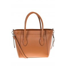 На фото 2 - Handbag из натуральной кожи рыжего цвета 6026MK5 На фото 2 - Handbag из натуральной кожи рыжего цвета 6026MK5