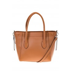 На фото 3 - Handbag из натуральной кожи рыжего цвета 6026MK5 На фото 3 - Handbag из натуральной кожи рыжего цвета 6026MK5