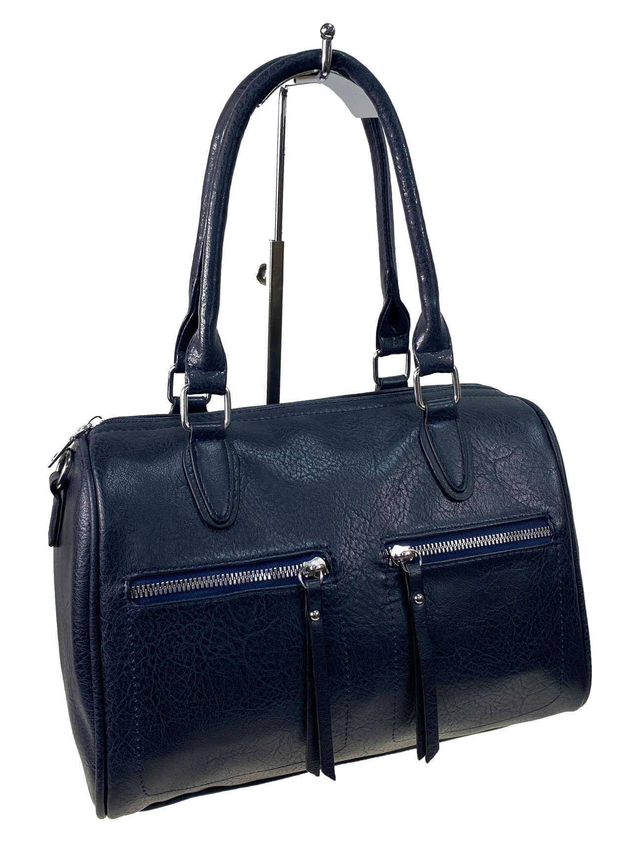 На фото 3 - Женская сумка  из искусственной кожи, цвет синий