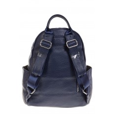 На фото 3 - Женский городской рюкзак синего цвета 6107