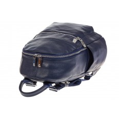 На фото 4 - Женский городской рюкзак синего цвета 6107