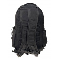 На фото 2 - Универсальный рюкзак из водоотталкивающей ткани, цвет черный  с белым 