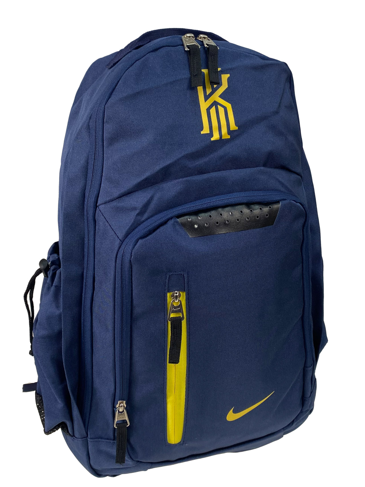 На фото 1 - Универсальный рюкзак из водоотталкивающей ткани, цвет синий с желтым 