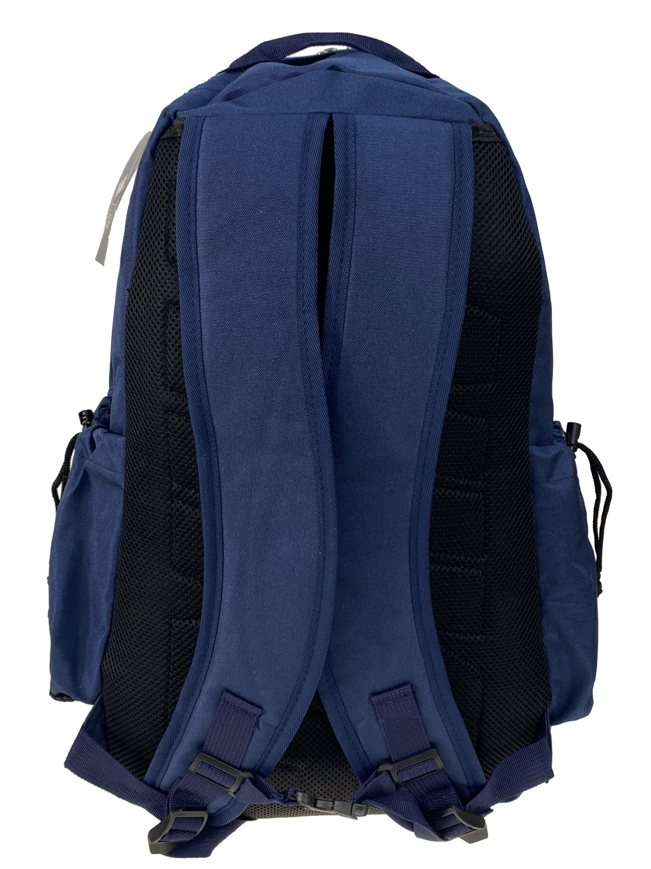На фото 2 - Универсальный рюкзак из водоотталкивающей ткани, цвет синий с желтым 