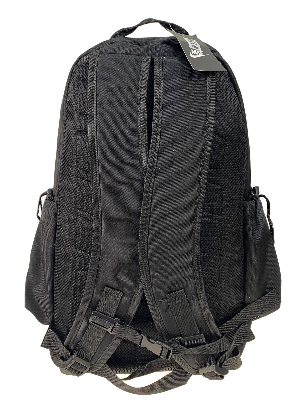 На фото 2 - Универсальный рюкзак из водоотталкивающей ткани, цвет черный с желтым 