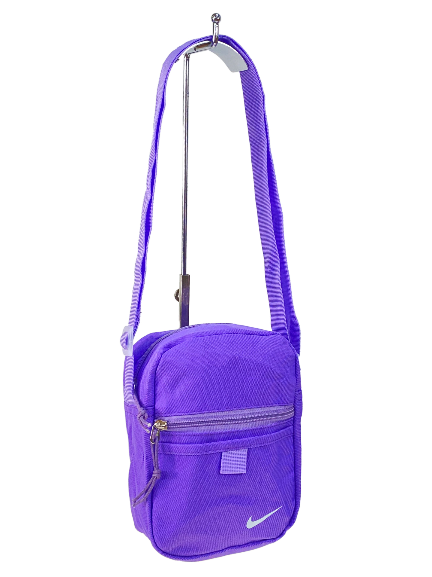 На фото 1 - Молодежная текстильная сумка, цвет  фиолетовый
