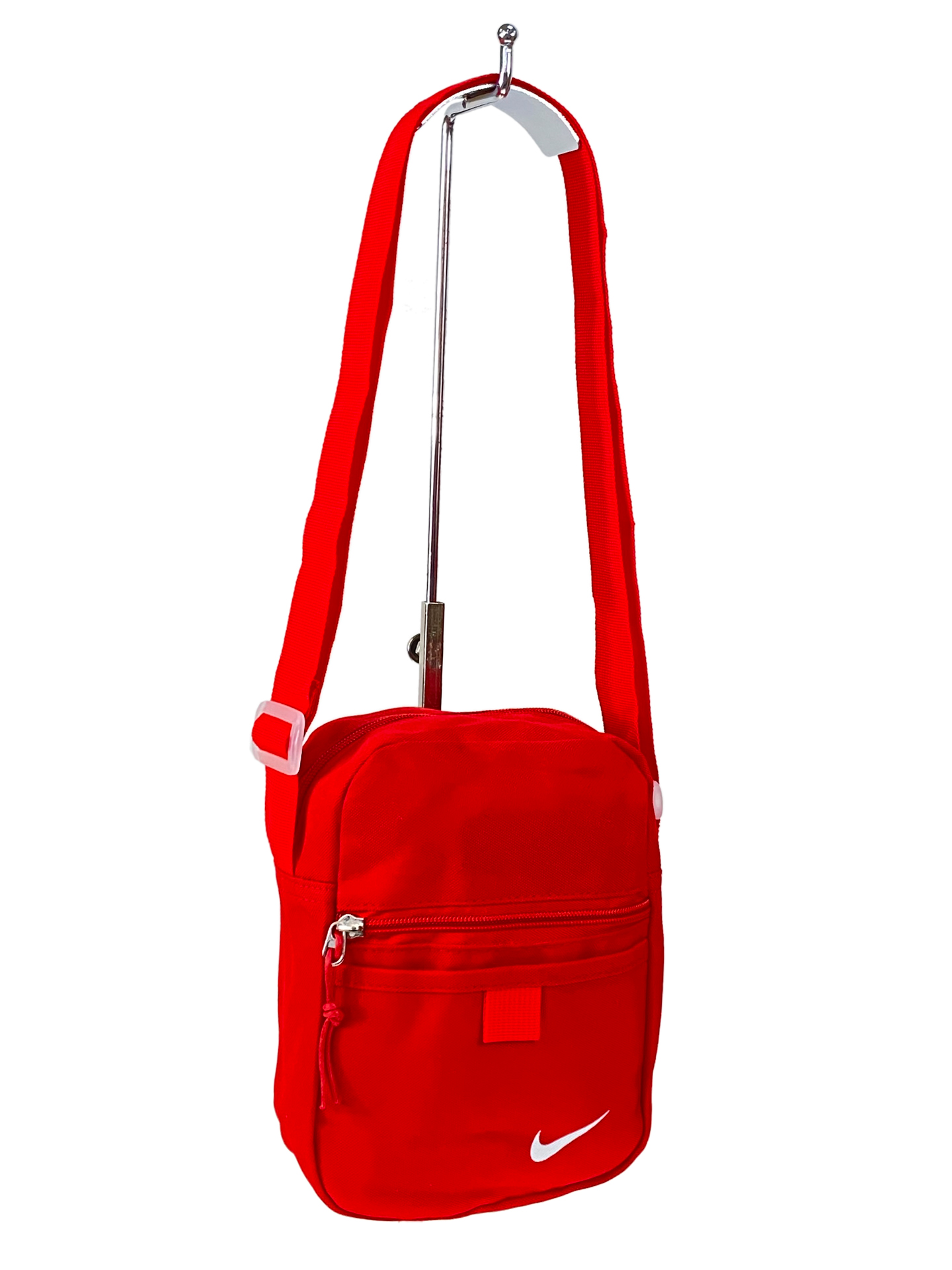 На фото 1 - Молодежная текстильная сумка, цвет  красный